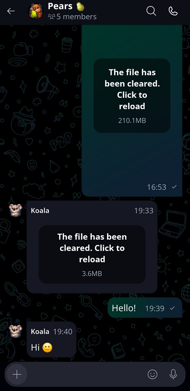 Clear Cache 🧹 · Mobile You can reupload the files later if other users haven’t deleted them on their end.