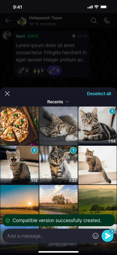 Convert Incompatible Videos ποΈ Β· Mobile Compatible version successfully created.